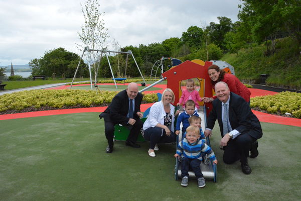 Provost Moran and Councillor McCormick open Birkmyre Park